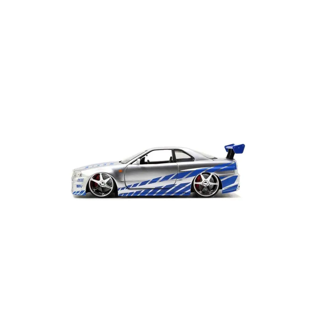 1:24 Fast Furious Model Araba - Brian'S Nissan Skyline Gt-R (Bnr34)
