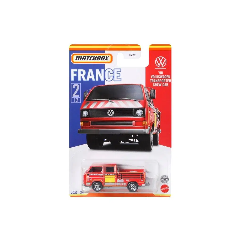 1:64 Best Of France Arabalar '90 Volkswagen Transporter Crew Cab