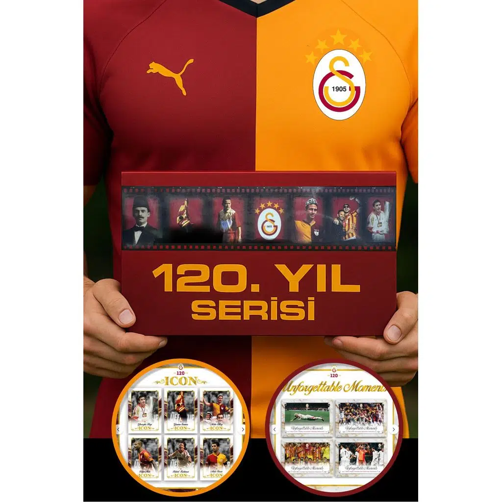 120. Yıla Özel Geçmişten Bugüne Galatasaray Özel Koleksiyonluk Futbolcu Kartı Serisi - 112 KART