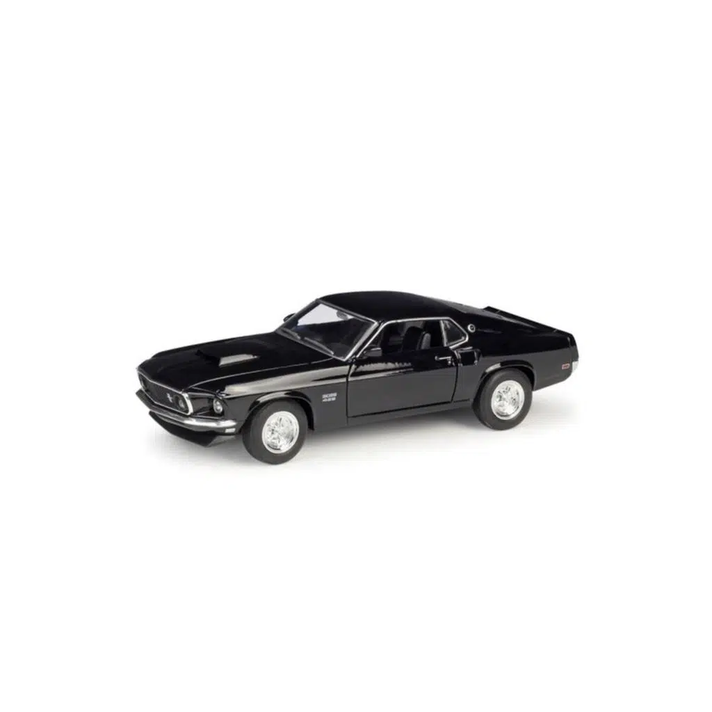 1969 Ford Mustang Boss 429 Siyah 1:24 Model Araba