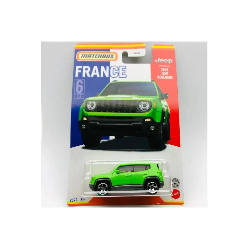 2019 Jeep Renegade France Seri 1:64 Ölçek Marka 6/12