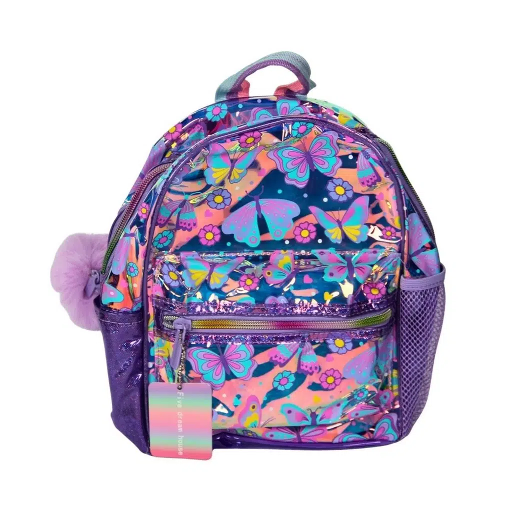 Dream Vest Şeffaf Hologram Kelebek Sırt Çantası