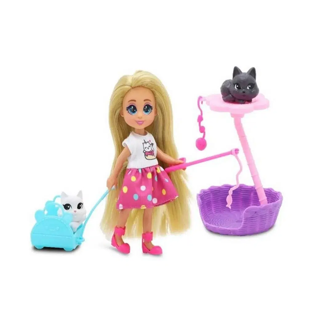 Dreameez Mini Bebek ve Kedi Seti