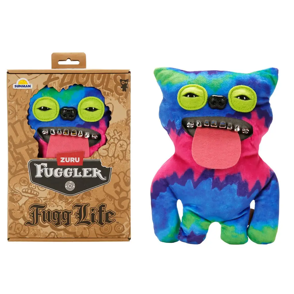 Fuggler Fugg Life Chum Chum Mavi Yeşil Peluş Oyuncak - 22.5 CM