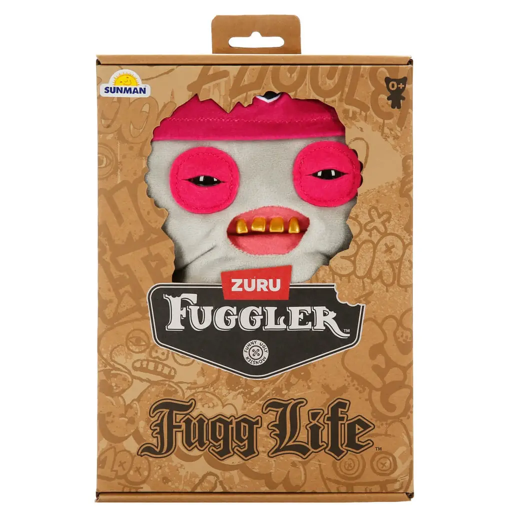 Fuggler Fugg Life Sir Belch Açık Mavi Pembe Peluş Oyuncak - 22.5 CM