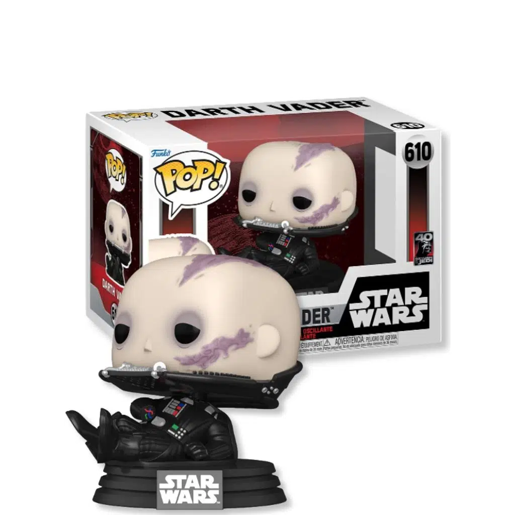 Funko Pop! Star Wars : Return of The Jedi 40th Anniversary - Darth Vader Bobble Head - 8.5 cm - 610
