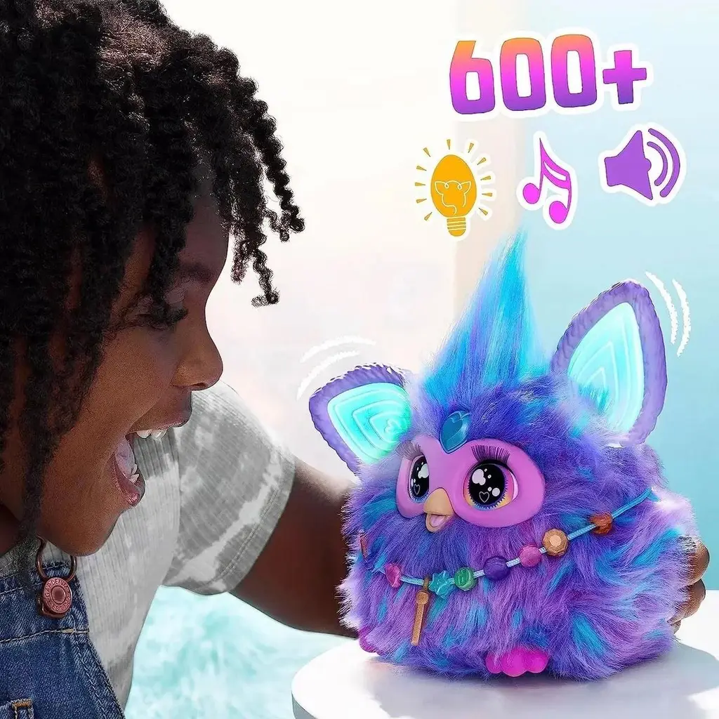 Furby Mor Sesli İnterakti̇f Peluş - 20 CM