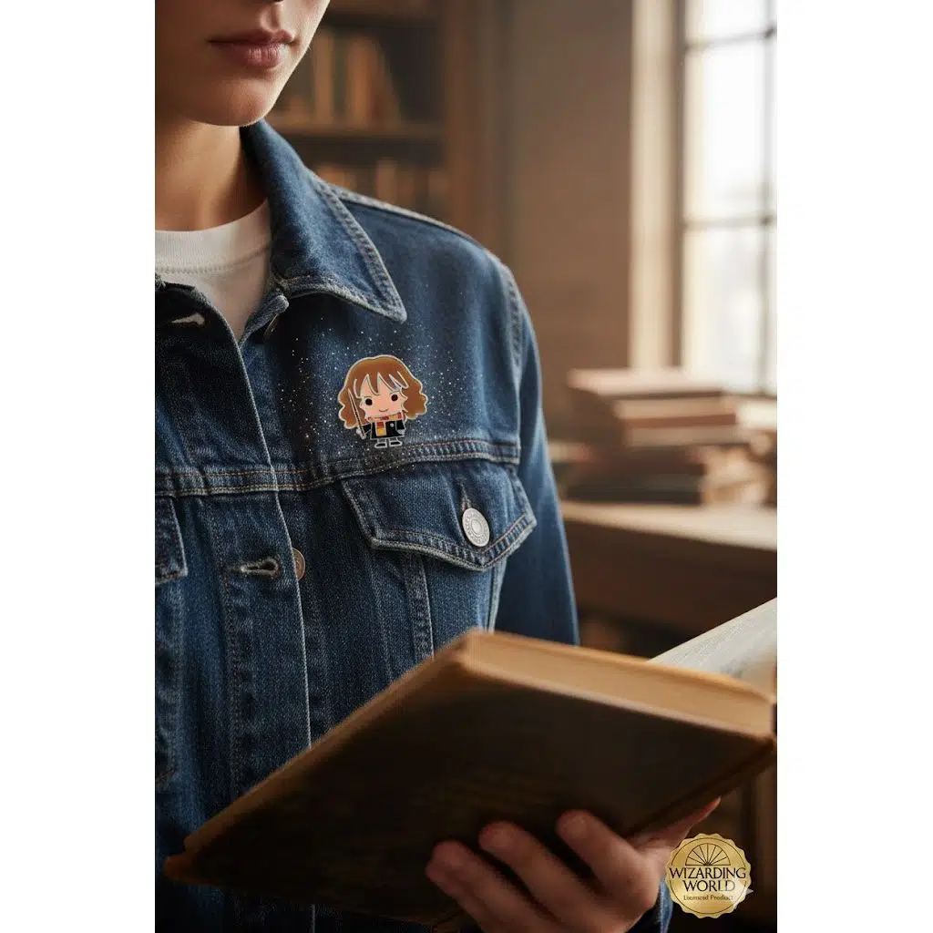 Harry Potter Hermione Granger Pin Lisanslı Metal Çanta Rozeti Hogwarts Aksesuarı