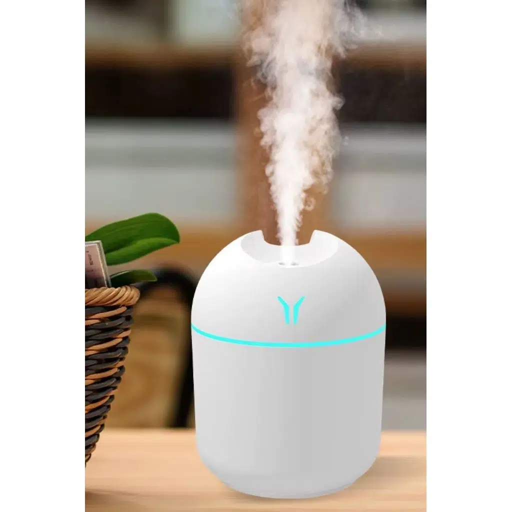 ® Işıklı Kuru Havayı Azaltan ve Aromaterapi Deneyimi Sunan Hava ve Oda Nemlendirici