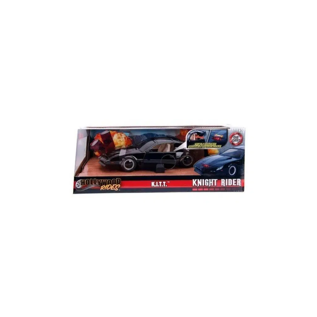 Jada Efsane Kara Şimşek (Knight Rider) Metal Diecast Araç 1982 Pontiac 253255000