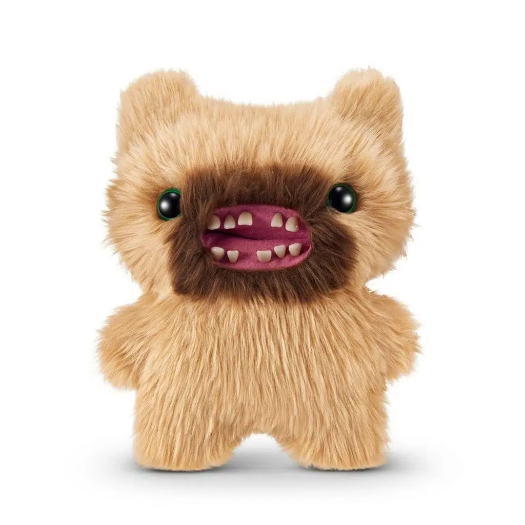 Kıllı Süper Yumuşak ZURU Fuggler Hairy Fuggs Peluş Oyuncak Screech Beard Blonde 22cm