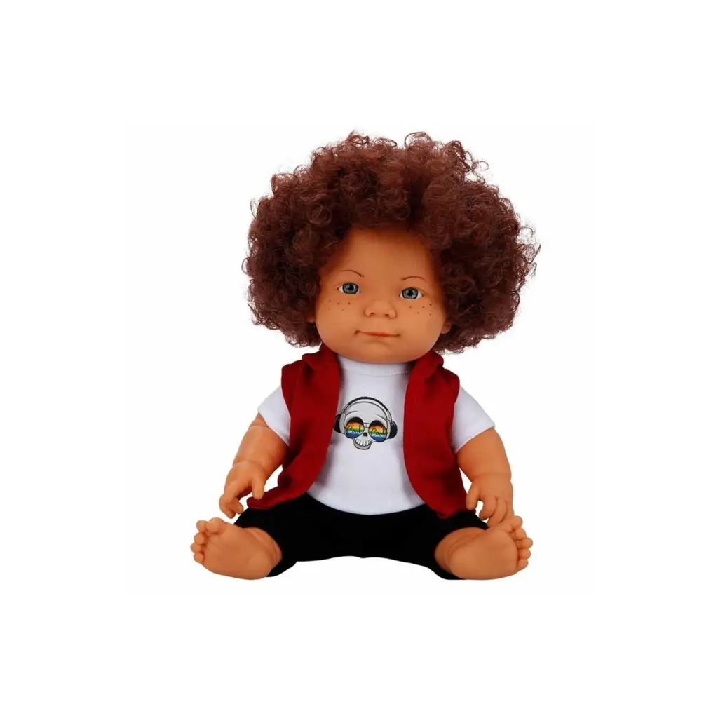 Kıvırcık Saçlı Curly Bebek 35 cm