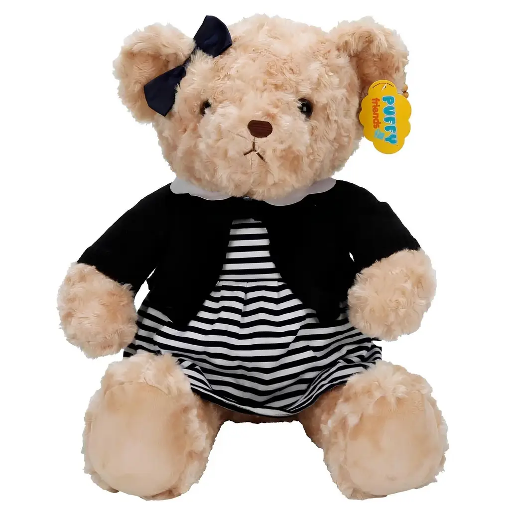 Kıyafetli Peluş Ayı Takım Elbiseli Ayı 37 cm - 1 ADET