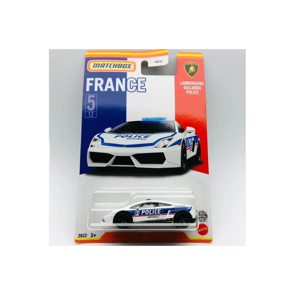 Lamborghini Gallardo Police France Seri 1:64 Ölçek Marka 5/12