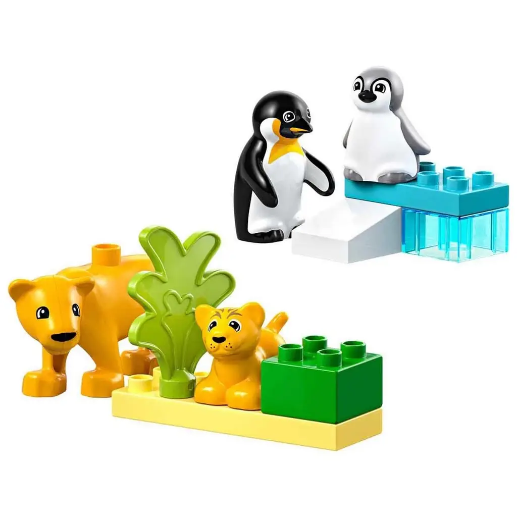 LEGO DUPLO Kasabası Vahşi Hayvan Aileleri: Penguenler ve Aslanlar 10442