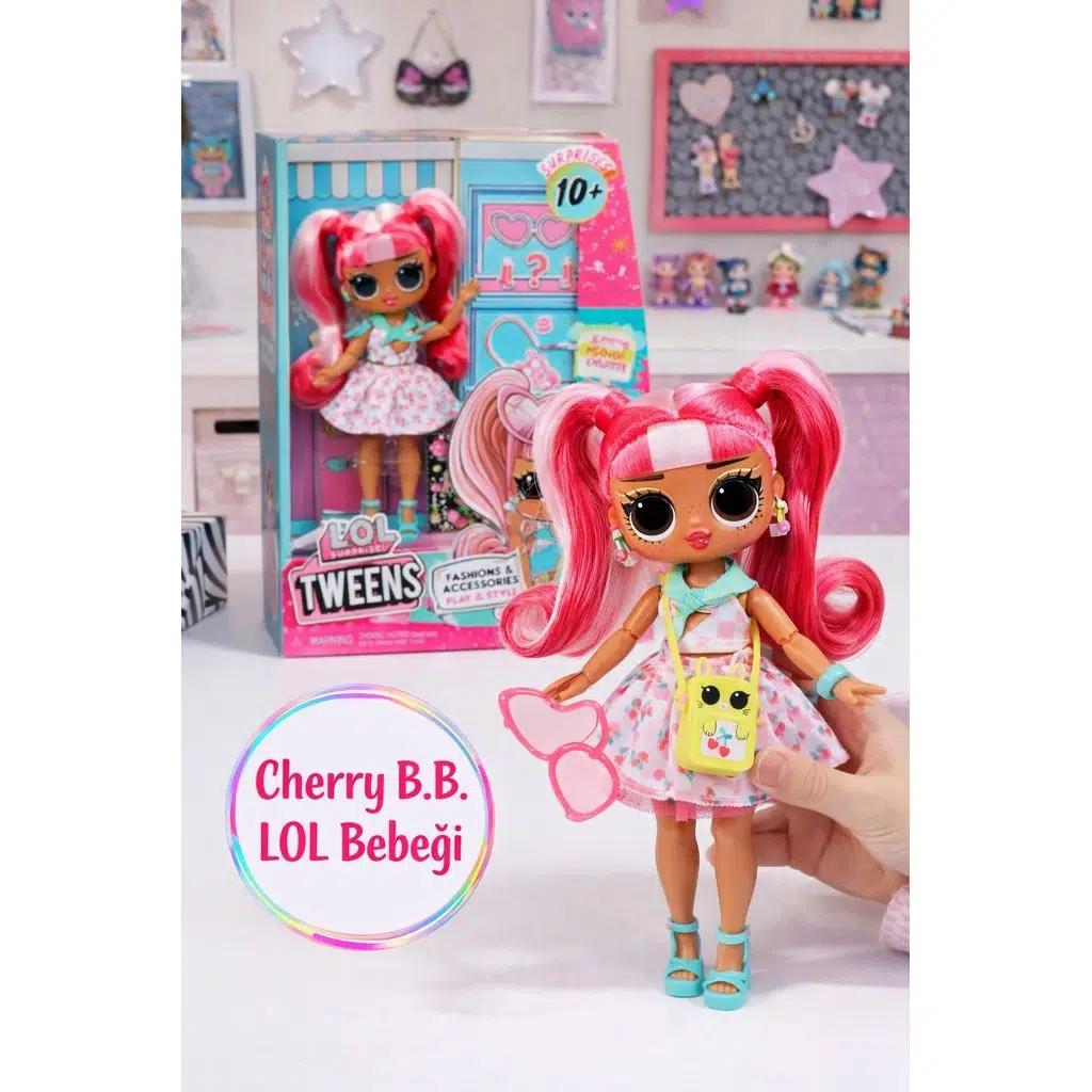 Lol Surprise Tweens Cherry B B Eklemli Moda Bebek Aksesuar Ayakkabı Günlük Defter Seti