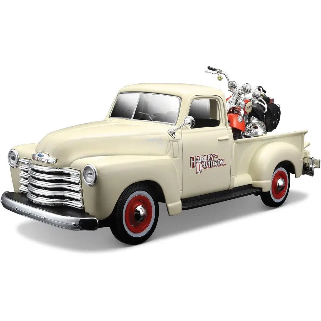 Maisto 1:25 Harley-Davidson 1950 Chevrolet 3100 Pickup Model Araba