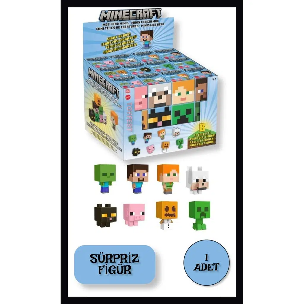 Minecraft Mini Sürpriz Figür - ( 1 ADET ) - ( 4 - 5 CM )