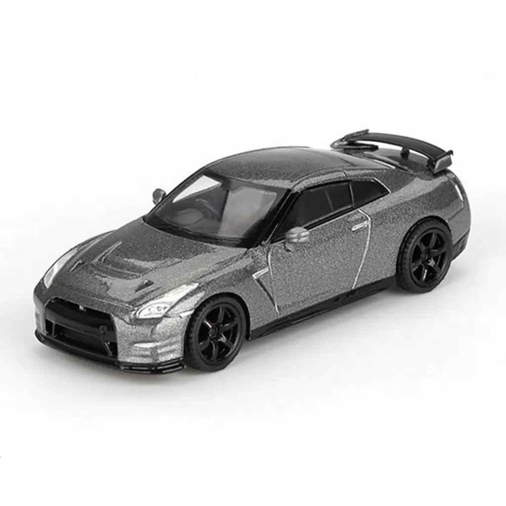 Mini GT 1/64 Nissan GTR Nismo R35 CRS Version Dark Metal Blister Paket