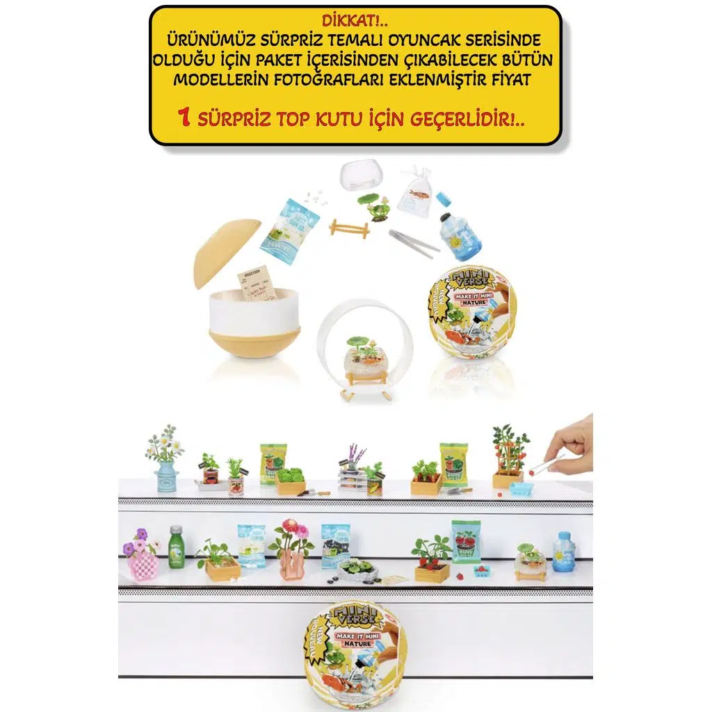 Sürpriz Miniverse Mini Doğa Serisi Seri- 2 - 1 TOP PAKET GELİYOR!...