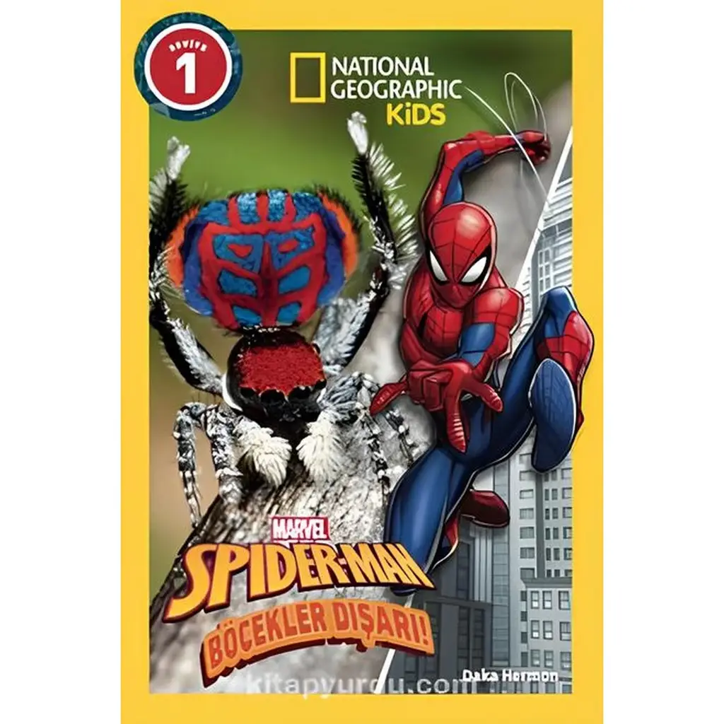 NationalGeographic Kids SpiderMan Böcekler Dışarı! Eğitici Çocuk Kitabı