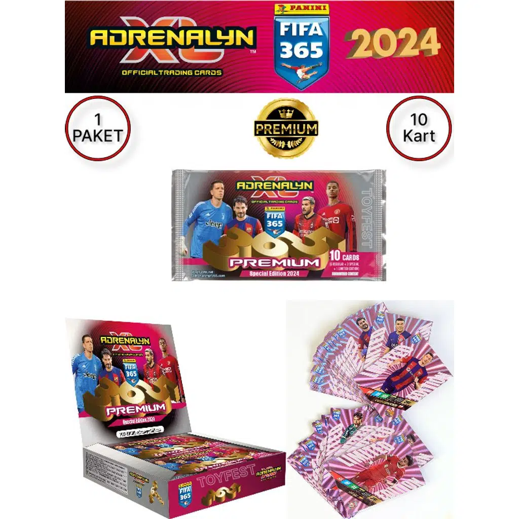 Panini Adrenalyn Fifa 365 - 2024 Official Special Edition Premium Card Futbolcu Kartları ( 1 PAKET )