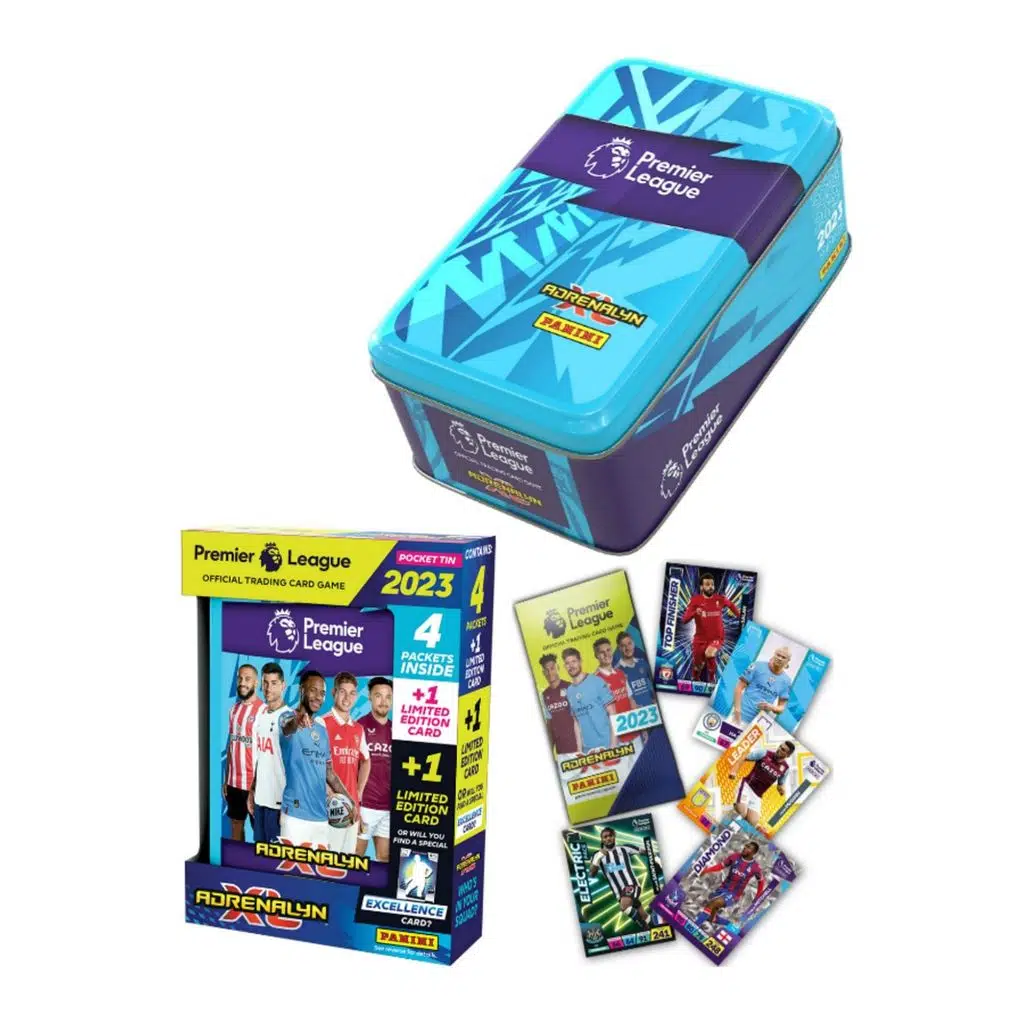 Panini Adrenalyn Premier League 2022-23 Premier Lig Metal Kutulu Futbolcu Kartları - Mavi