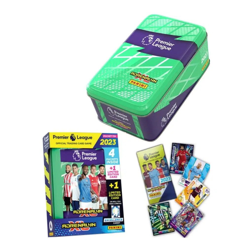 Panini Adrenalyn Premier League 2022-23 Premier Lig Metal Kutulu Futbolcu Kartları - Yeşil