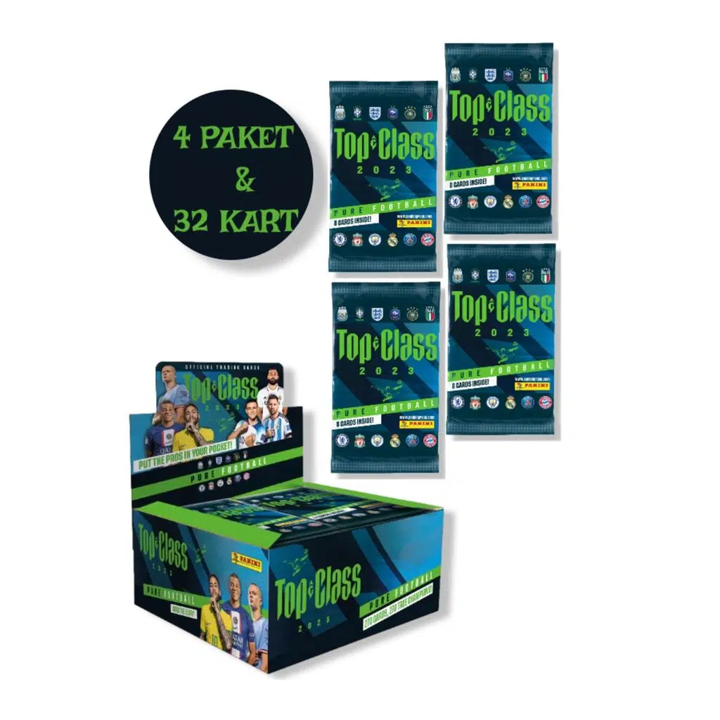 Panini Fifa Top Class 2023 Futbolcu Kartları - 4 Paket ( 32 Kart )