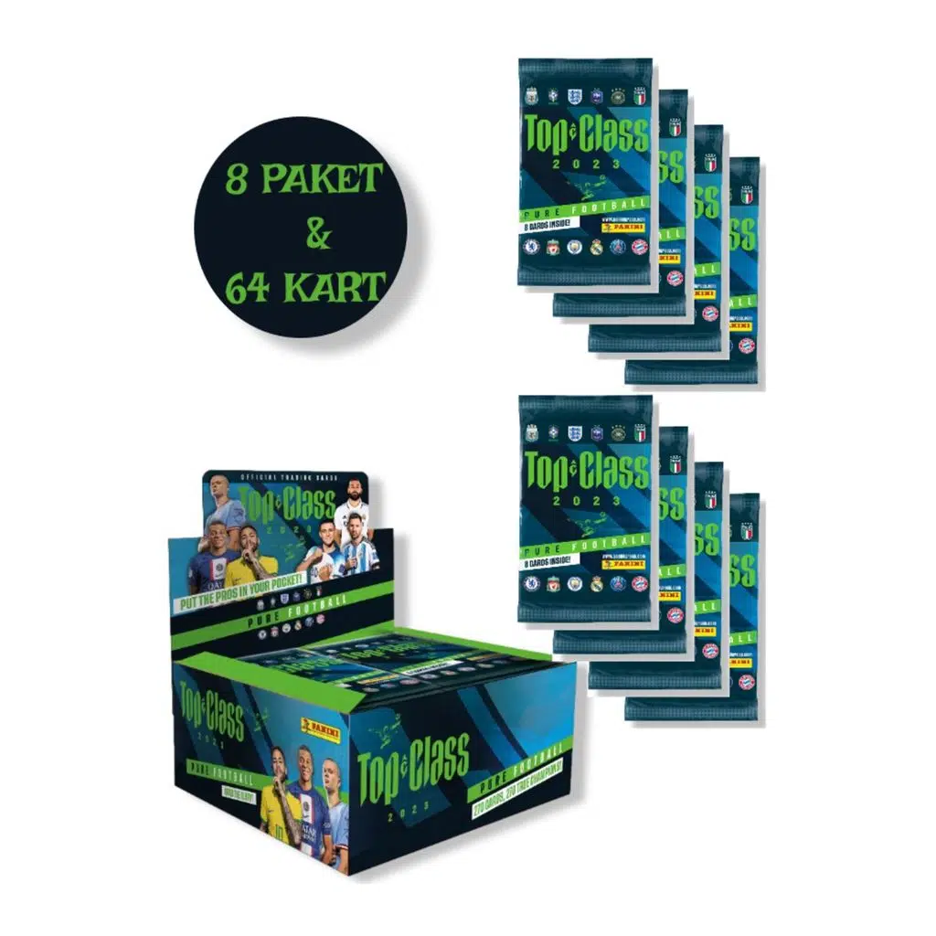 Panini Fifa Top Class 2023 Futbolcu Kartları - 8 Paket ( 64 Kart )