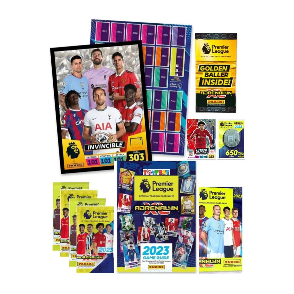Panini Ingiltere Premier Ligi 2022 - 23 Futbolcu Kartları Albümlü Mega Başlangıç Paketi