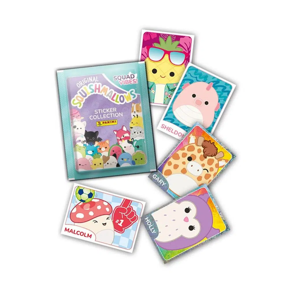 Panini Squishmallows Sticker Çıkartma - 1 Paket ( 5 Adet Sticker )