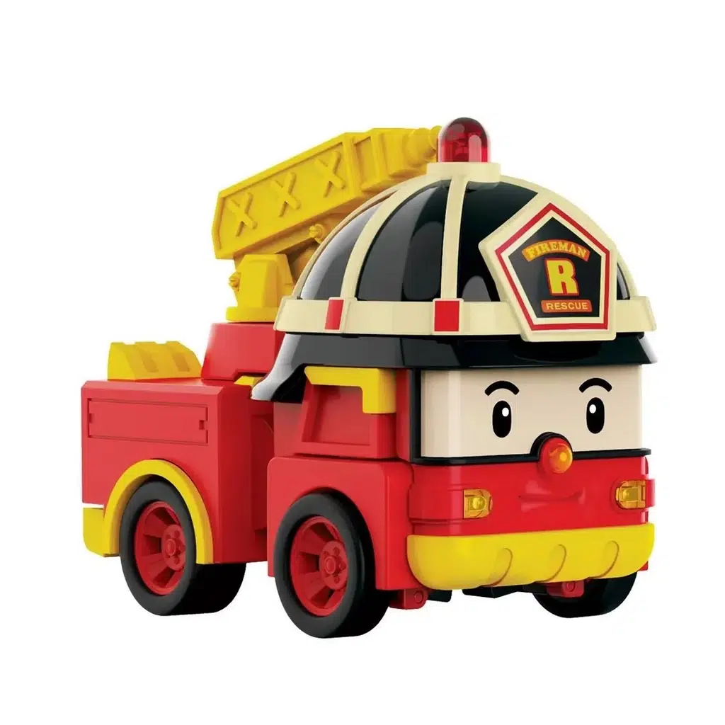 Sesli ve Işıklı Robocar Poli Büyük Transforming Robot Roy