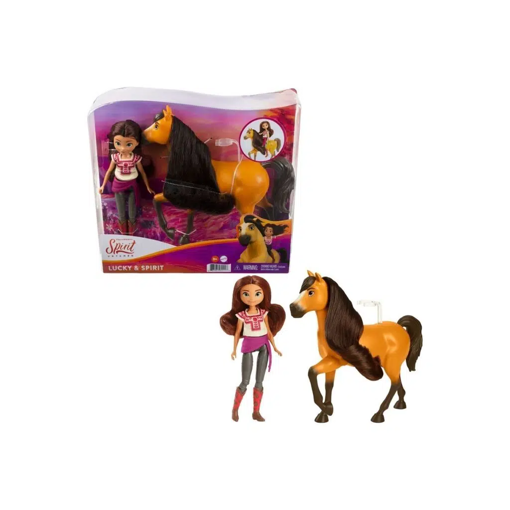 Spirit Bebek Ve Güzel Atı Oyun Setleri Lucky Ve Spirit