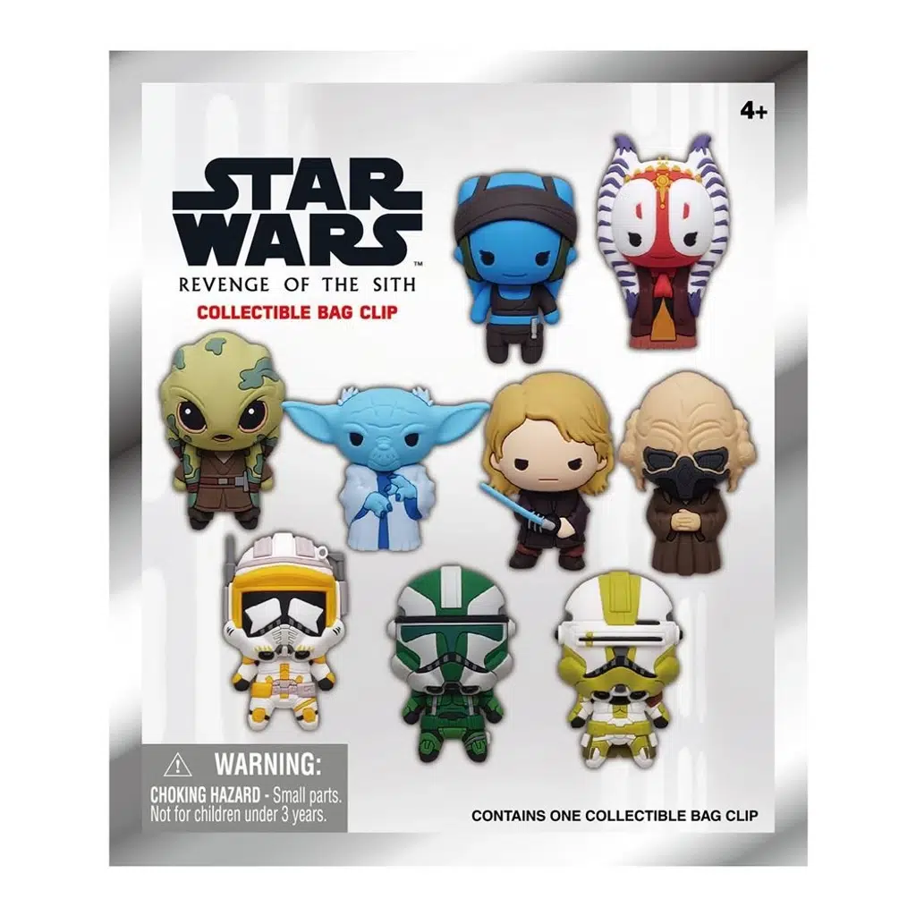 StarWars Revenge of the Sith 3D Figür Anahtarlık Blind Bag Sürpriz Koleksiyon 1 Adet