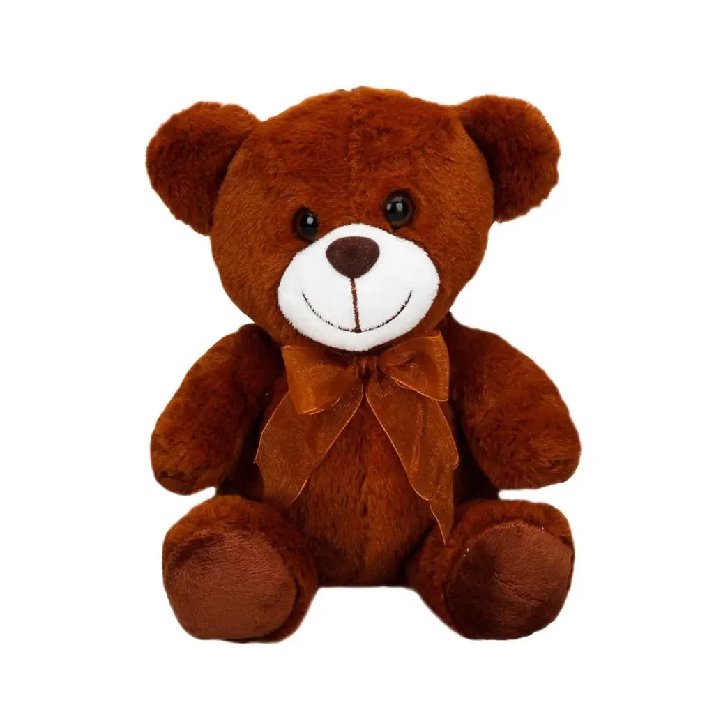 Kurdeleli Yumuşak Peluş Oyuncak Ayı - 21 CM