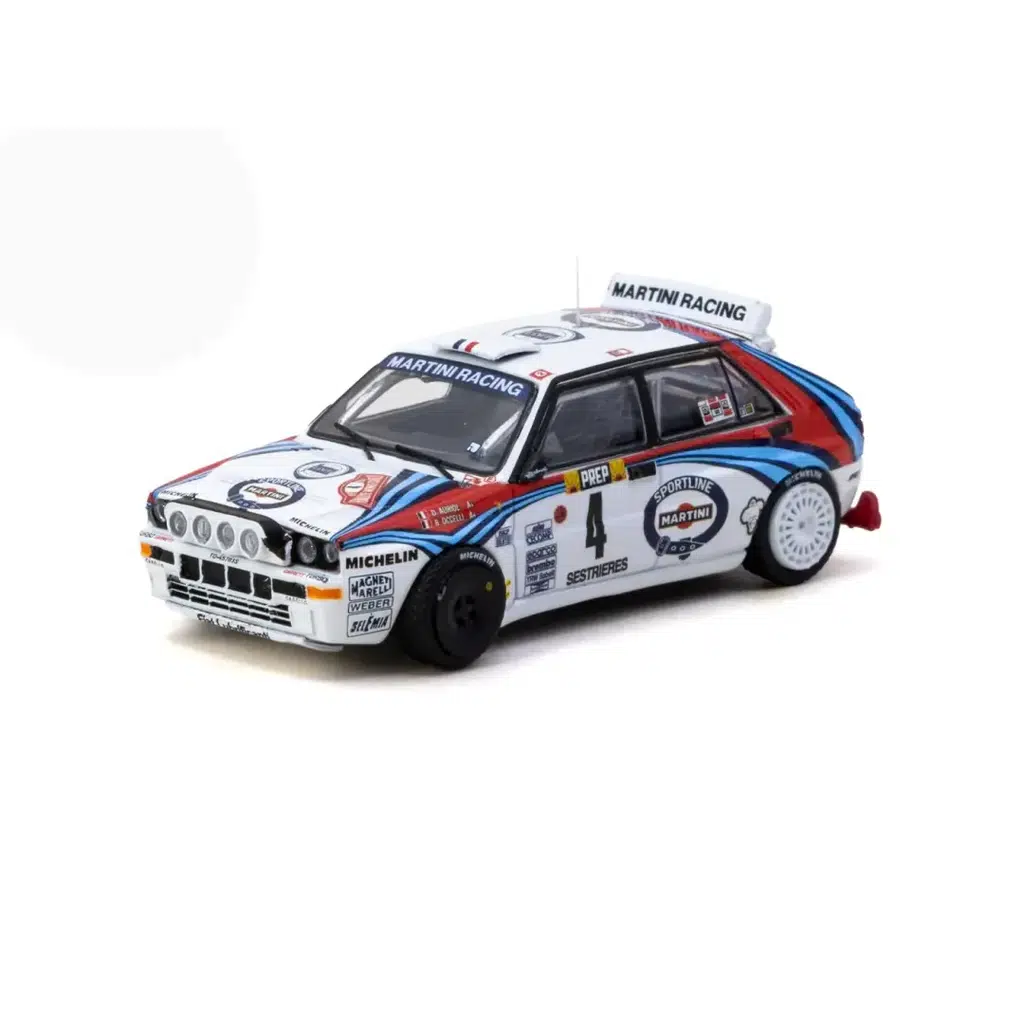 Tarmac Works 1/64 Lancia Delta HF Integrale Monte Carlo Rally 1992 #04 Winner Didier Auriol / Bernard Occelli