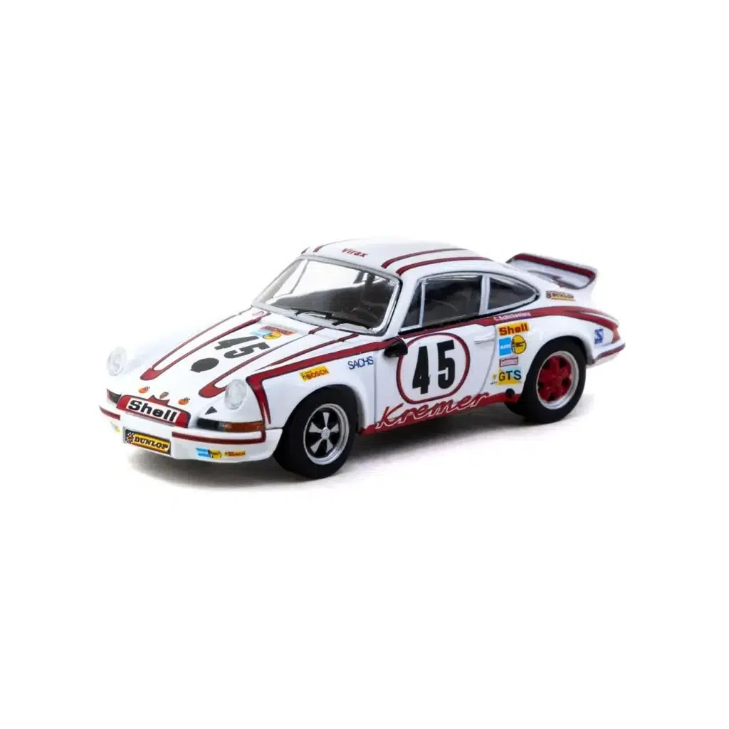 Tarmac Works 1/64 Porsche 911 Carrera RSR 2.8 24h Le Mans 1973 #45 Winner