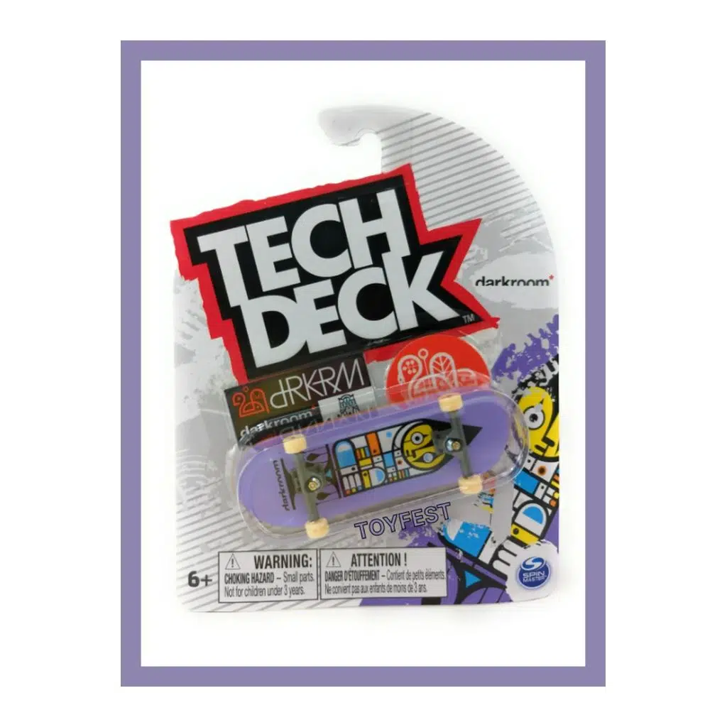 Tech Deck New ULTRA RARE Skateboards Fingerboards Parmak Kaykay - Darkroom Harlequin