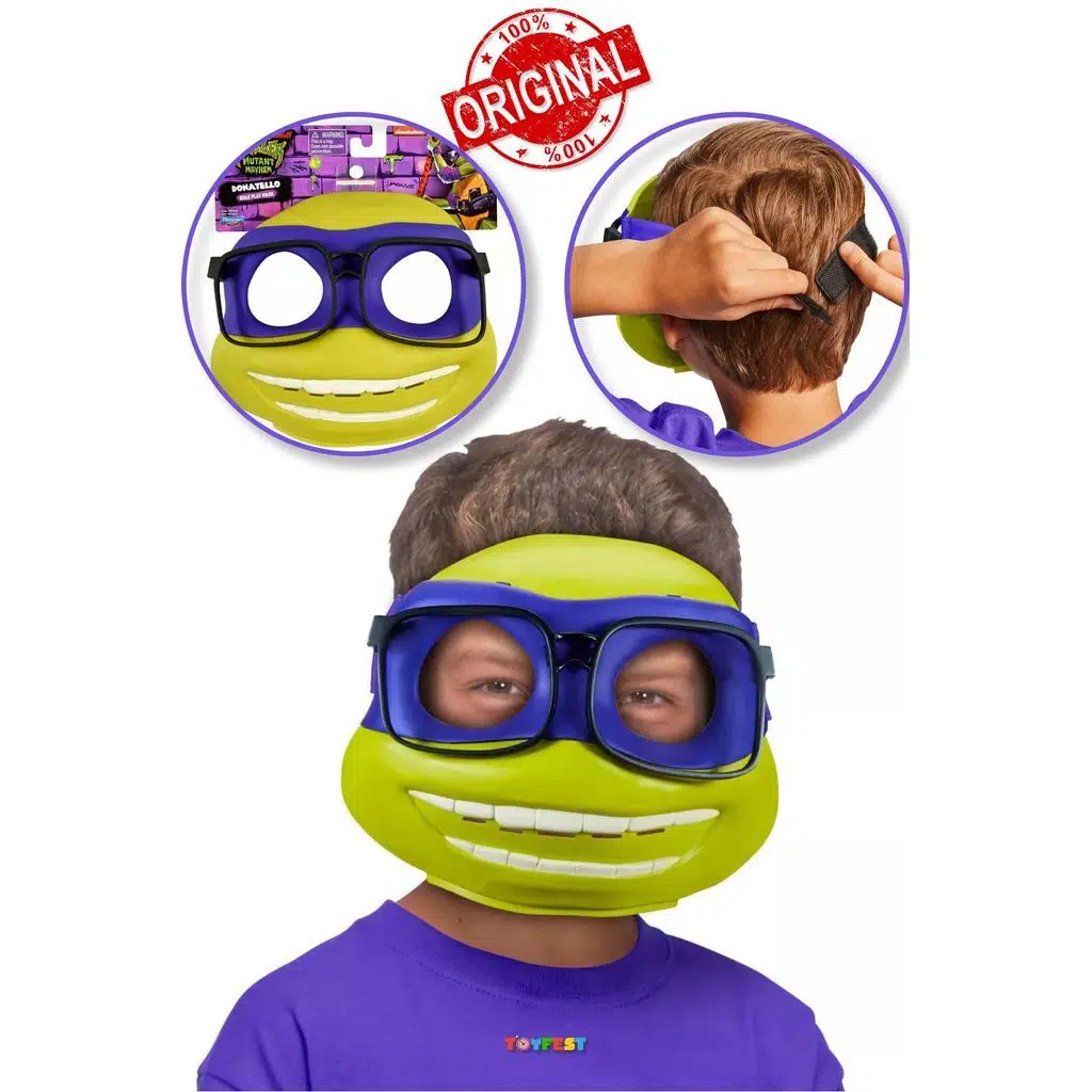 TMNT Ninja Kaplumbağalar Figür Maskesi - Donatello - 4 Yaş Üstü