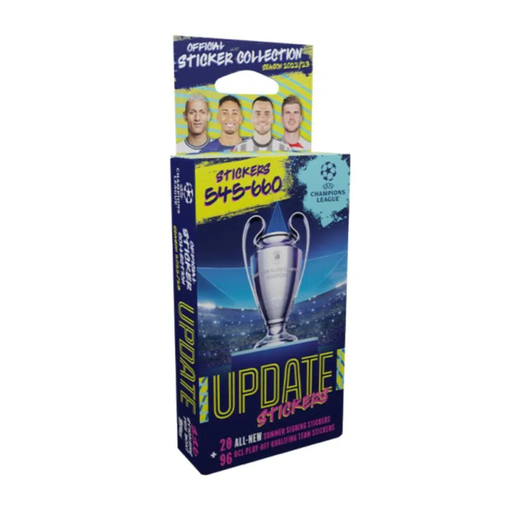 Topps Uefa Şampiyonlar Ligi Ara Transfer Dönemi Sticker 22/23 - Update Kutusu