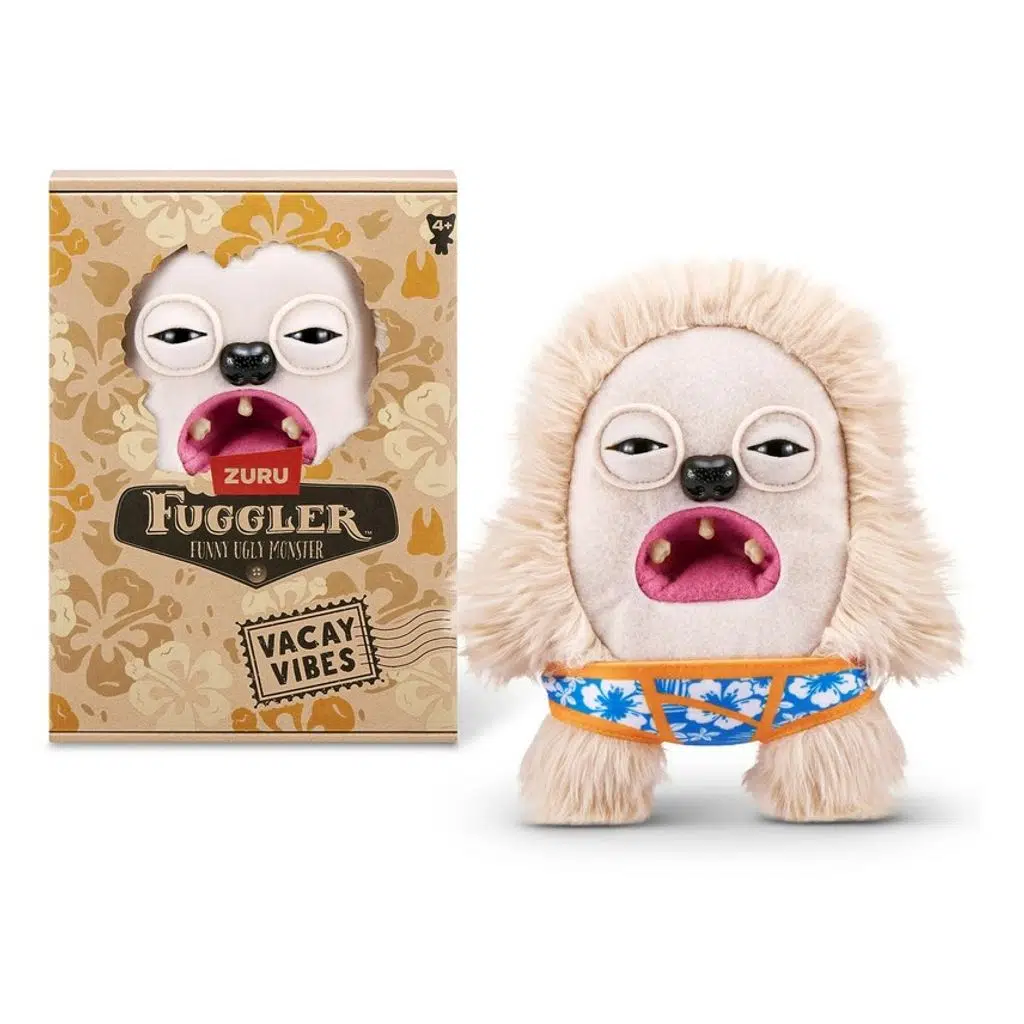 Vacay Vibes Tatil Havası ZURU Fuggler Komik Peluş Oyuncak - Hedge Grog 22 cm
