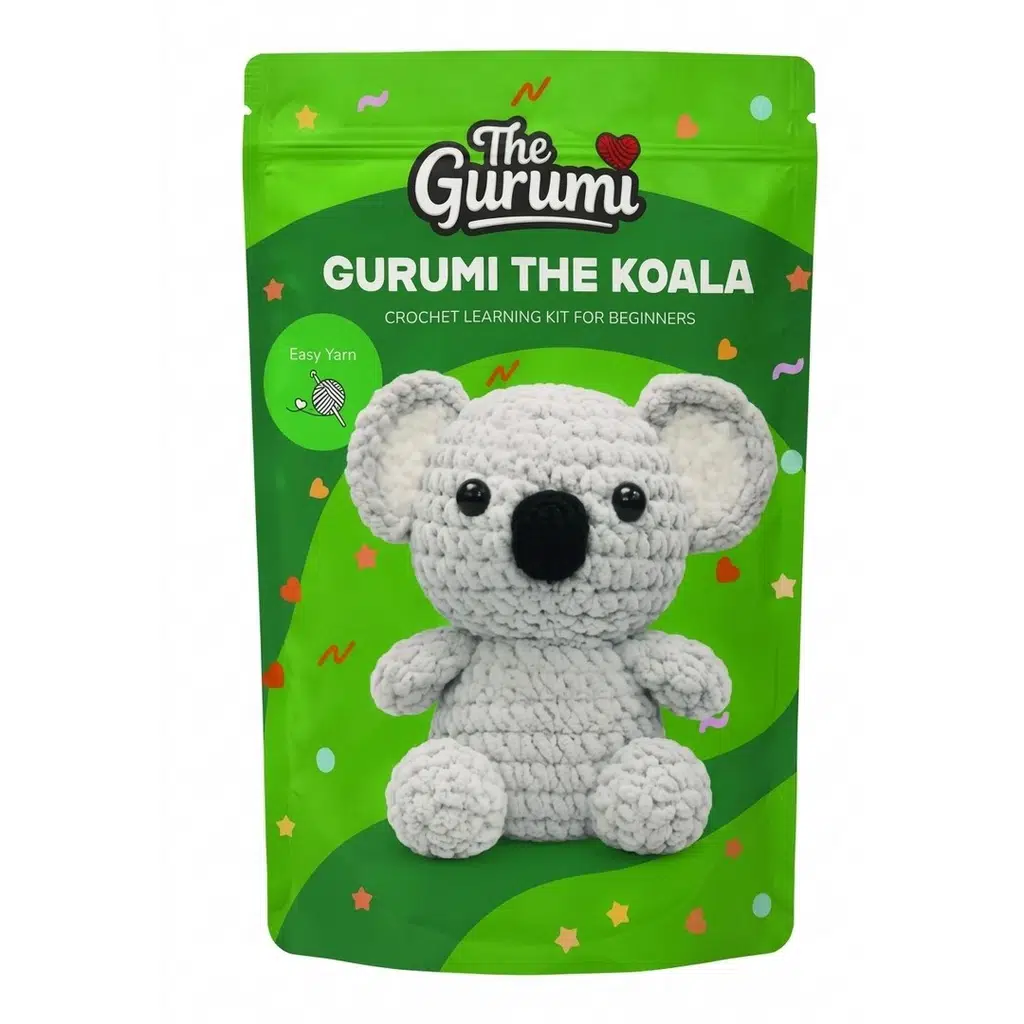 Yeni Başlayanlar İçin Koala Amigurumi Örgü Kiti